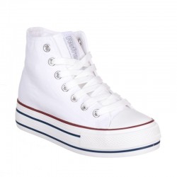 Zapatillas Lona Refresh 171902 Mujer Blanco