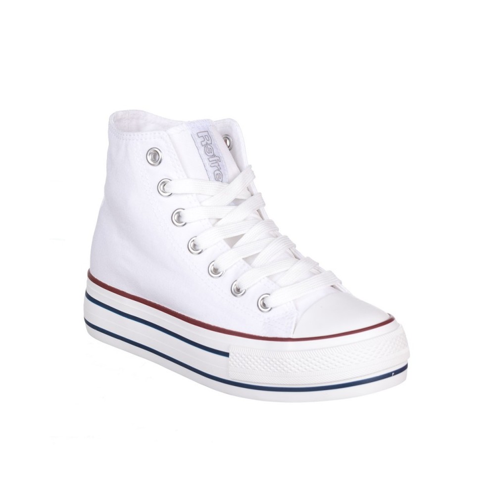 Zapatillas Lona Refresh 171902 Mujer Blanco