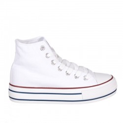 Zapatillas Lona Refresh 171902 Mujer Blanco