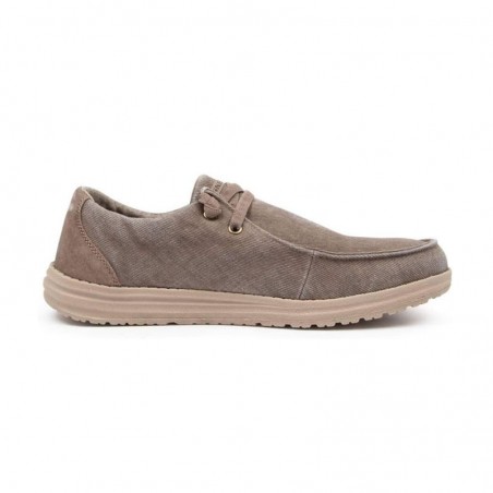 Zapatillas Lona Skechers Melson-raymon Hombre Kaki