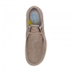 Zapatillas Lona Skechers Melson-raymon Hombre Kaki