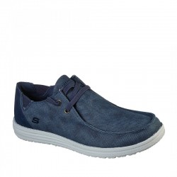 Zapatillas Lona Skechers Melson-raymon Hombre Azul