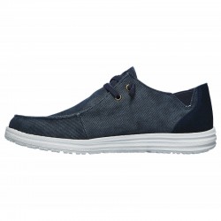 Zapatillas Lona Skechers Melson-raymon Hombre Azul