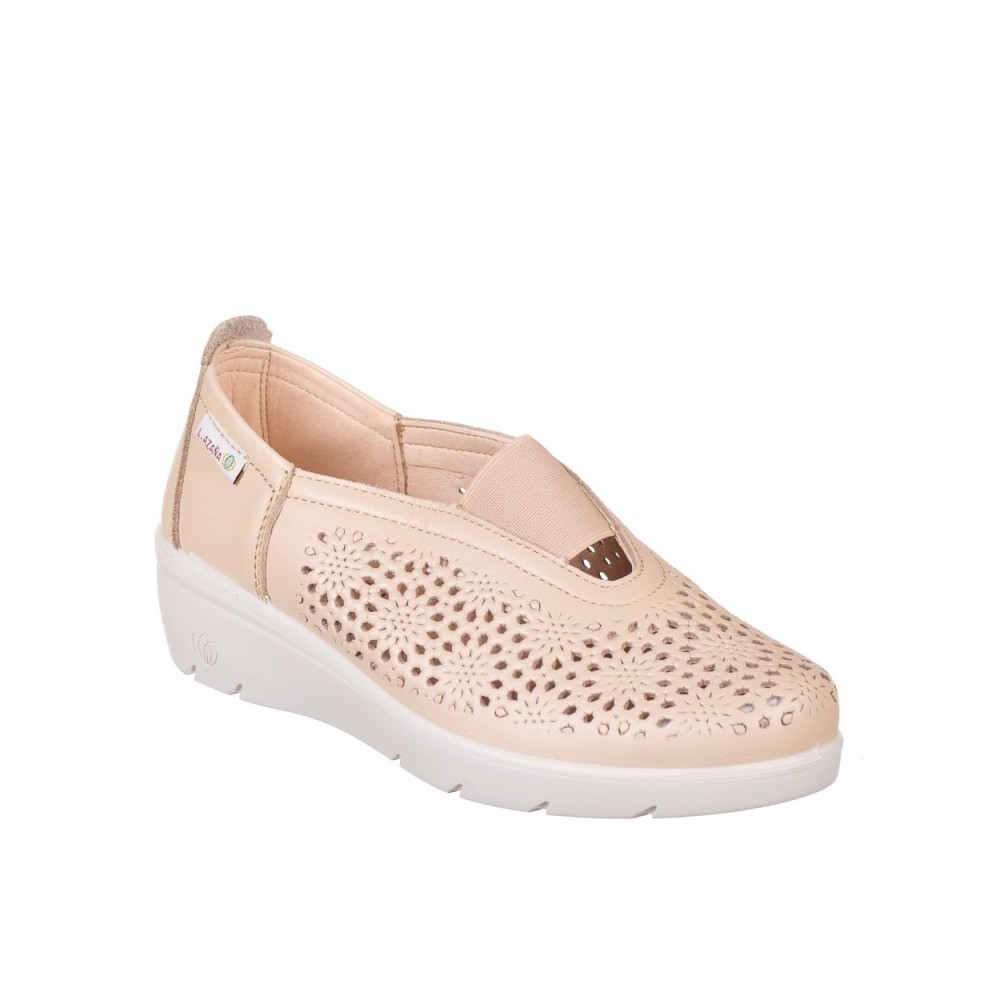 Zapatos de Sport Laura Azaña 26812 Mujer Beig