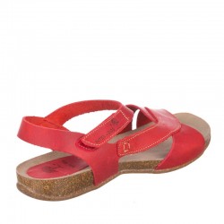 Sandalias Planas Inter-bios 4487 Mujer Rojo