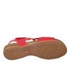 Sandalias Planas Inter-bios 4487 Mujer Rojo