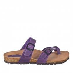 Sandalias Planas Inter-bios 7212 Mujer Morado