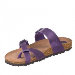 Sandalias Planas Inter-bios 7212 Mujer Morado