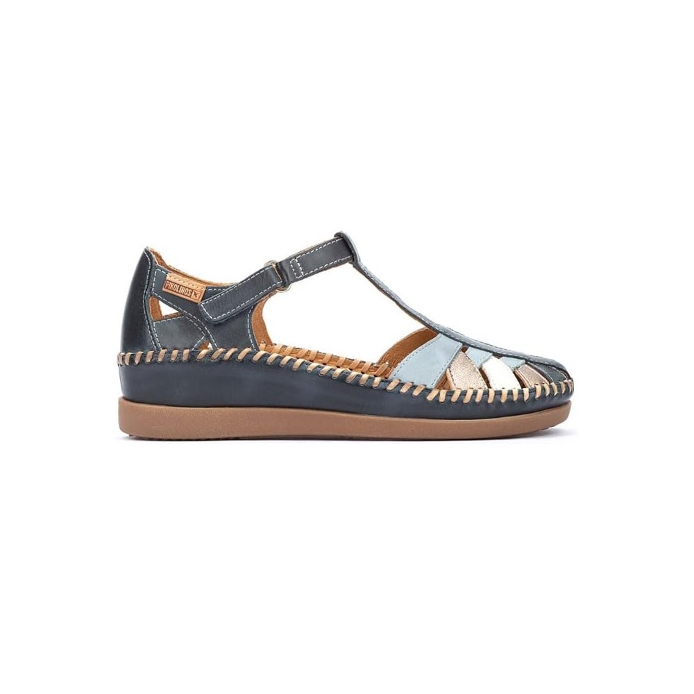 Sandalias Planas Pikolinos W8k-0705 Mujer Azul