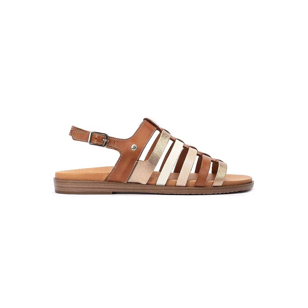 Sandalias Planas Pikolinos W8q-0799 Mujer Cuero