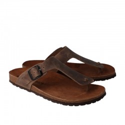 Sandalias Planas Inter-bios 9510 Hombre Taupe