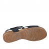Sandalias Planas Inter-bios 4487 Mujer Negro