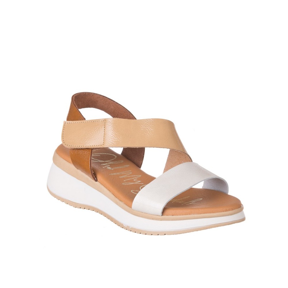 Sandalias Planas Oh My Sandals 5403 Mujer Cuero