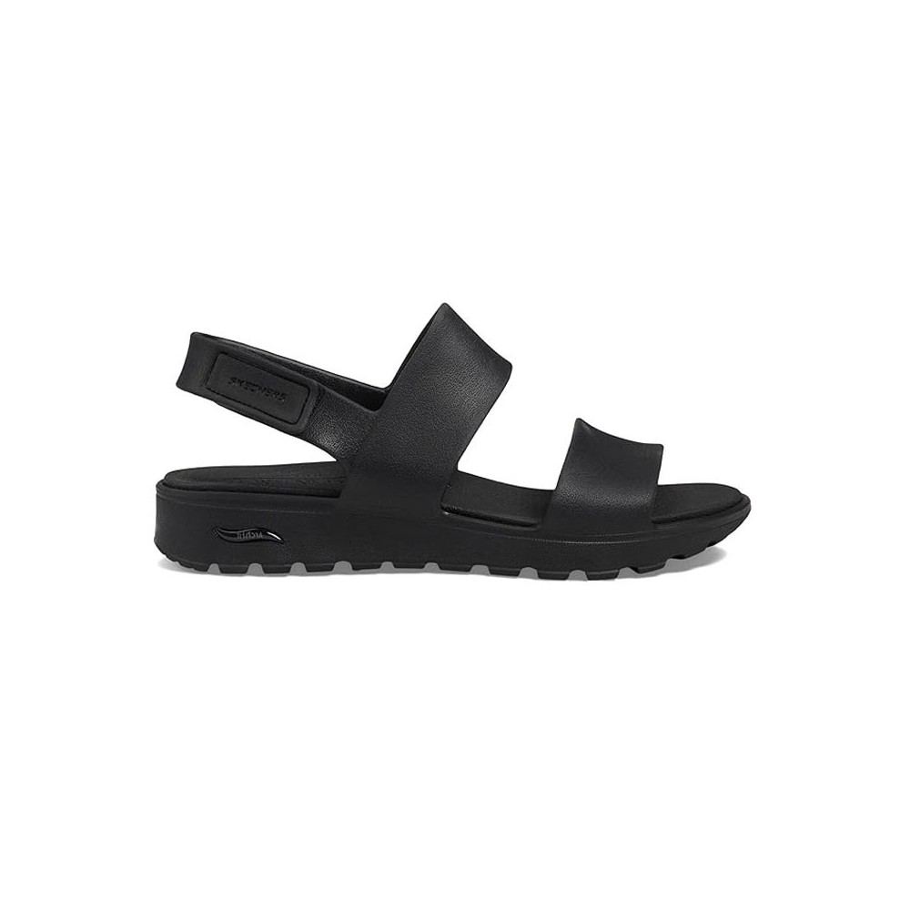 Sandalias Planas Skechers 111380 Mujer Negro