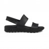 Sandalias Planas Skechers 111380 Mujer Negro