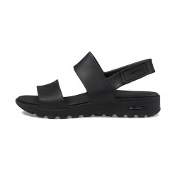 Sandalias Planas Skechers 111380 Mujer Negro