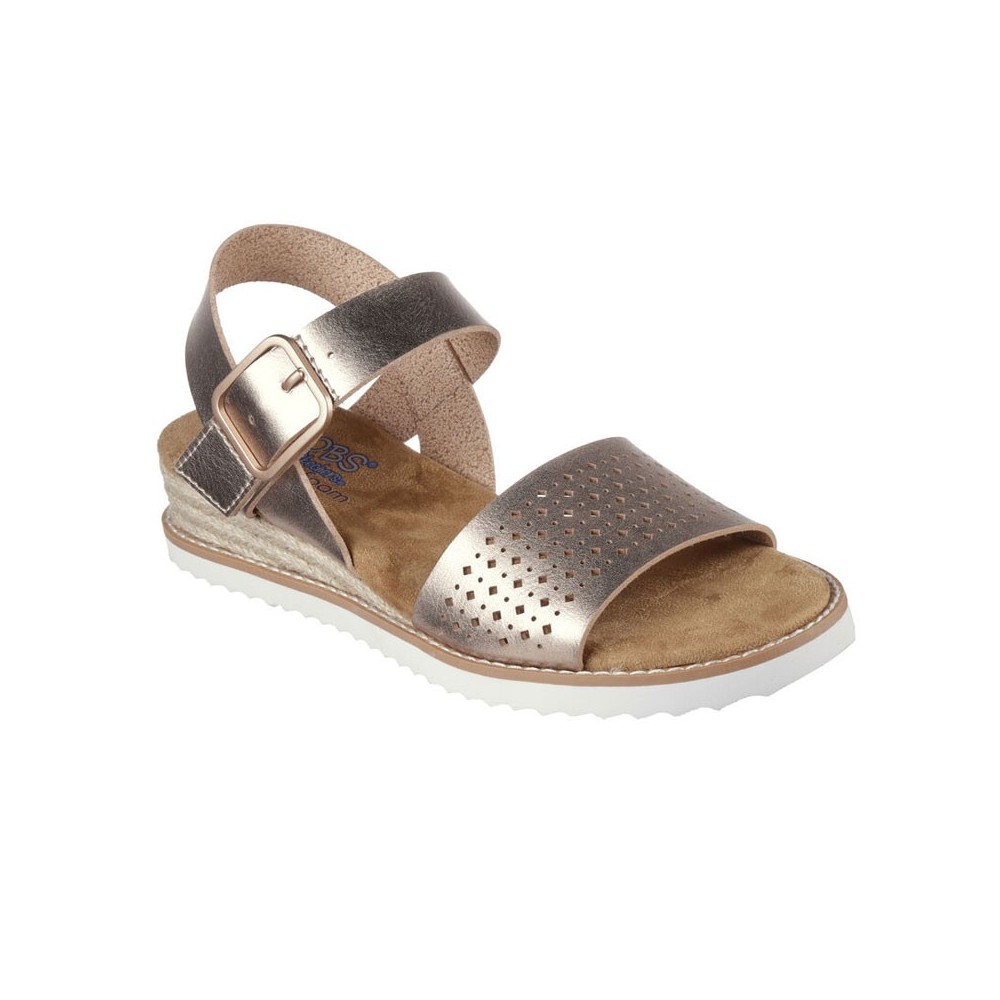 Cuñas Skechers 114144 Mujer Oro