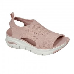 Sandalias Planas Skechers 119236 Mujer Rosa