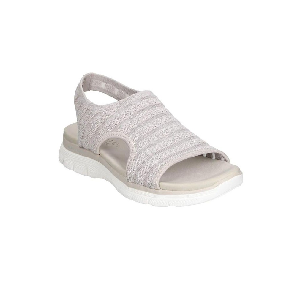 Sandalias Planas Skechers 119479 Mujer Gris