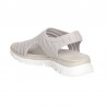 Sandalias Planas Skechers 119479 Mujer Gris