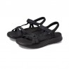 Sandalias Planas Skechers 141451 Mujer Negro