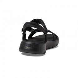 Sandalias Planas Skechers 141451 Mujer Negro