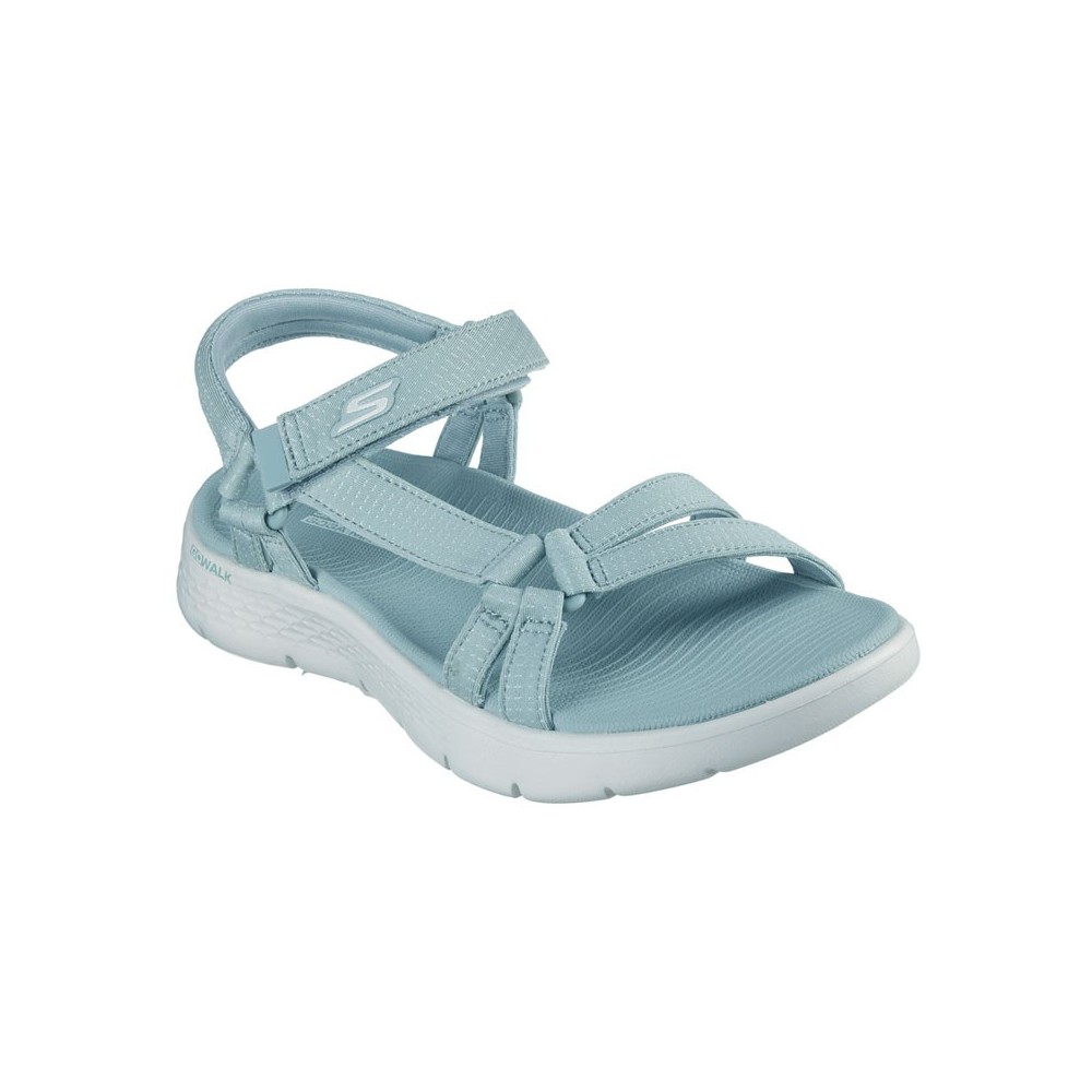 Sandalias Planas Skechers 141451 Mujer Verde