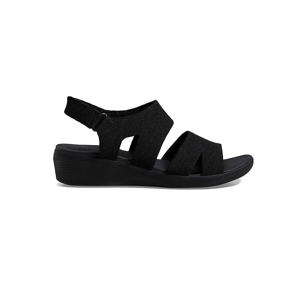 Cuñas Skechers 163420 Mujer Negro-negro