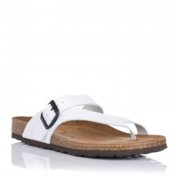 Sandalias Planas Inter-bios 7119 Mujer Blanco