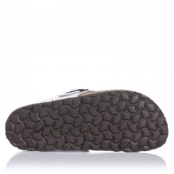 Sandalias Planas Inter-bios 7119 Mujer Blanco