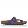 Sandalias Planas Inter-bios 7119 Mujer Morado