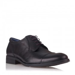 Zapatos de Vestir Fluchos Heracles 8412 Hombre Negro