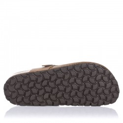 Sandalias Planas Inter-bios 7162 Mujer Taupe