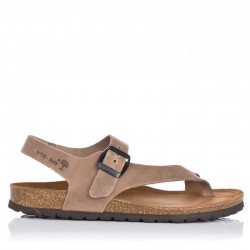 Sandalias Planas Inter-bios 7162 Mujer Taupe