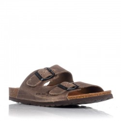 Sandalias Planas Inter-bios 7206 Mujer Taupe