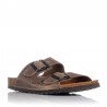 Sandalias Planas Inter-bios 7206 Mujer Taupe