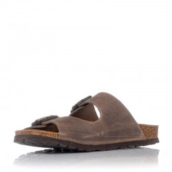 Sandalias Planas Inter-bios 7206 Mujer Taupe
