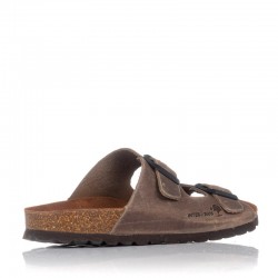 Sandalias Planas Inter-bios 7206 Mujer Taupe
