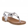 Sandalias Planas Porronet 3020 Mujer Plata