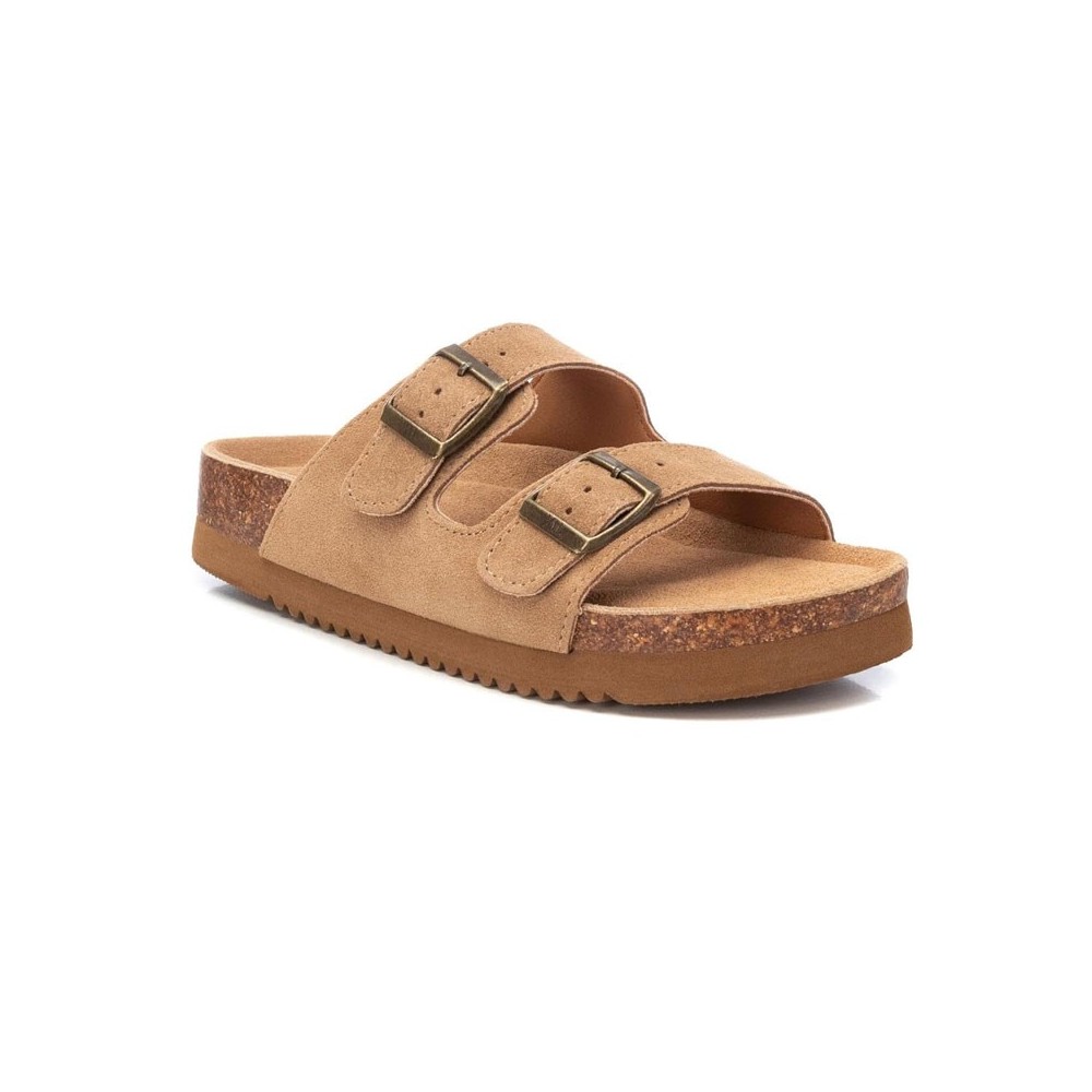 Sandalias Planas Xti 142552 Mujer Camel