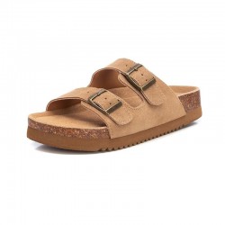Sandalias Planas Xti 142552 Mujer Camel