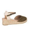 Cuñas Zapp 102 Mujer Kaki