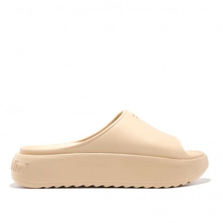 Sandalias Planas D.franklin Sonax Slide Mujer Beig