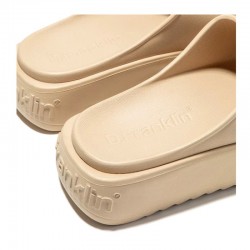 Sandalias Planas D.franklin Sonax Slide Mujer Beig