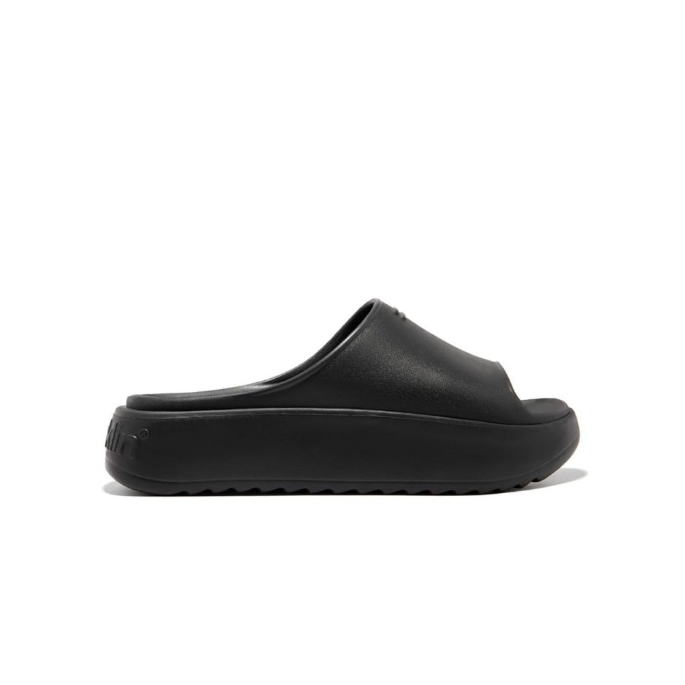 Sandalias Planas D.franklin Sonax Slide Mujer Negro