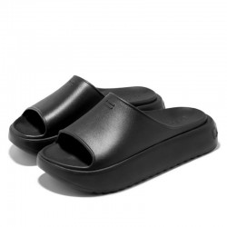 Sandalias Planas D.franklin Sonax Slide Mujer Negro