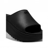 Sandalias Planas D.franklin Sonax Slide Mujer Negro