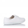 Zapatillas Lona Victoria Lona Inglesa Mujer Blanco
