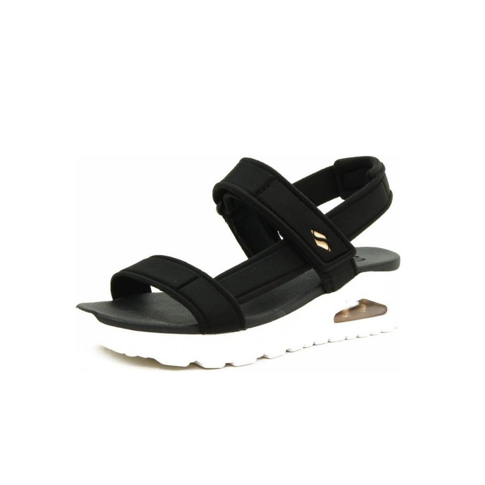 Cuñas Skechers Uno-summerstand 2 Mujer Negro