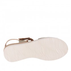 Sandalias Planas Zapp 681 Mujer Oro